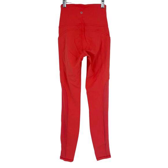 Lululemon Mastered Motion HR Tight 28" Thermal Red Size 4 - Picture 2 of 9